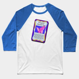 Origami Trading Card - Butterfly Baseball T-Shirt